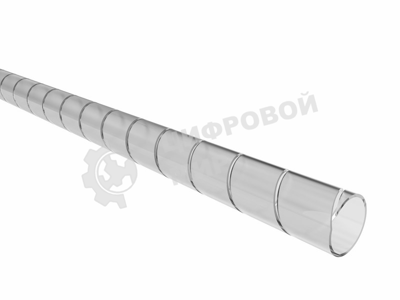 Кабельный спиральный бандаж Rexant, диаметр 12 мм, длина 2 м (SWB-12), прозрачный