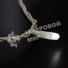 Гирлянда Neon-night Нить 10м, постоянное свечение, белый ПВХ, 230В, белый
