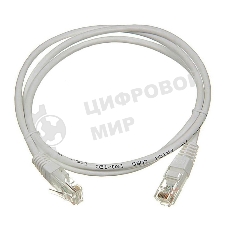 Патч-корд LANMASTER UTP LAN-PC45/U5E-1.0-WH вилка RJ-45-вилка RJ-45 cat.5е 1м белый LSZH (уп.:1шт)