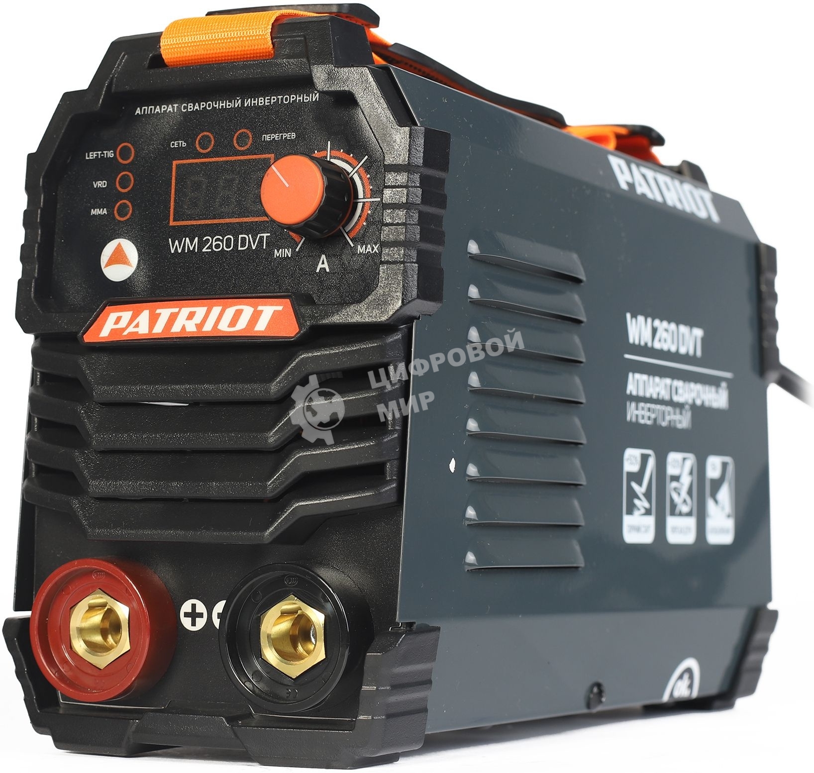 Сварочный аппарат Patriot WM260DVT инвертор MMA/TL/vrd 12.5кВт