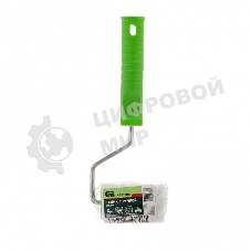 Валик Сибртех велюр с ручкой, 65 мм, ворс 2 мм, D - 36 мм, D ручки - 6 мм