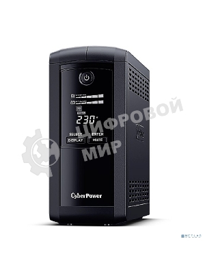 Источник бесперебойного питания UPS CyberPower VP1000ELCD Line-Interactive 1000VA/550W USB/RS-232/RJ11/45 (4 EURO)