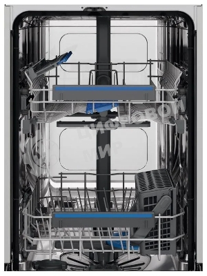 Встраиваемая посудомоечная машина Electrolux EEG62300L, серебристый, 44.6 см, 9 компл., 44 дБ, класс D