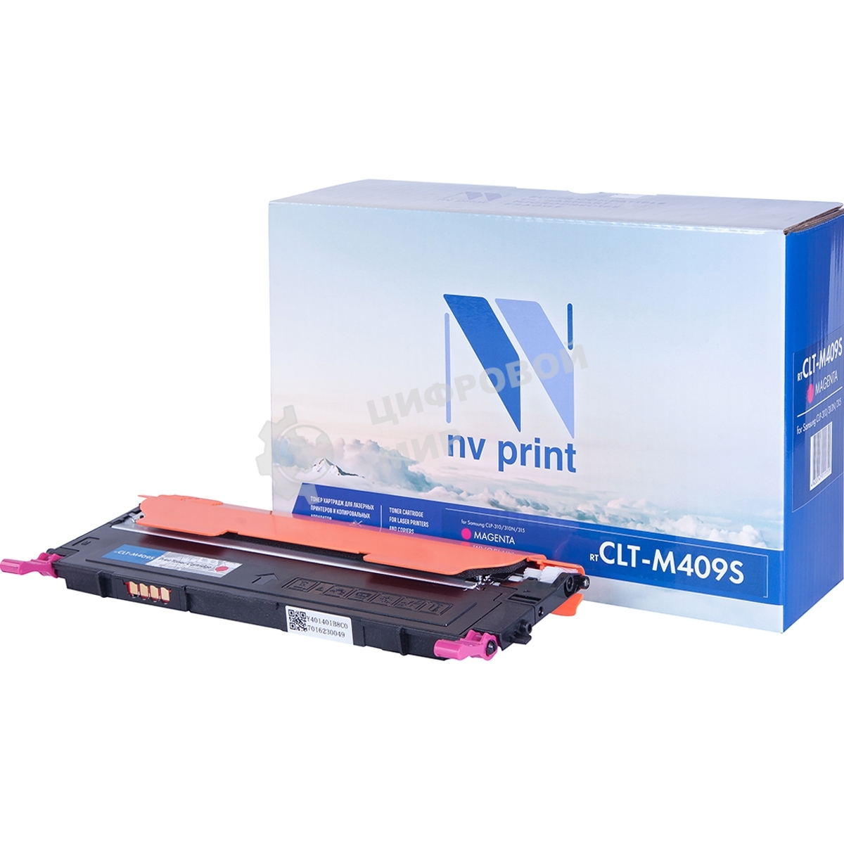Картридж лазерный NVPrint совместимый Samsung CLT-M409S Magenta для CLP-310/310N/315 (1000k)