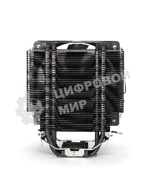 Кулер для процессора ExeGate Dark Magic EXX400-PWM серебристый, 120 мм, алюминий/медь, 2100 об/мин, 24 дБ, 4 pin, 140 Вт, 155 мм