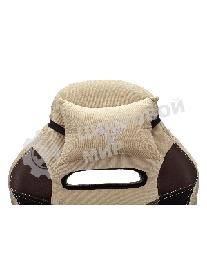 Кресло Бюрократ VIKING 6 KNIGHT BR FABRIC коричневый, ткань, 120 кг, механизм качания