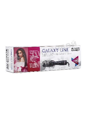 Фен-расческа Galaxy Line GL 4407 черный, 1200 Вт