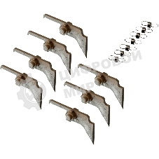 Сепаратор тефлонового вала с пружиной CET AE04-4099 для RICOH Aficio MP4000/MP5000/MP4000B/MP5000B