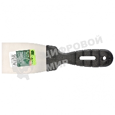 Шпательная лопатка из нержавеющей стали Сибртех, 60 мм, пластмассовая рукоятка