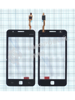 Сенсорное стекло (тачскрин) для Samsung Z1 SM-Z130H черное