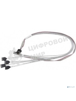 Кабель SuperMicro CBL-SAST-0631 cross-over HDmSAS to 4xSATA 55cm