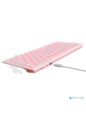 Клавиатура A4Tech FBX51C беспроводная, Bluetooth, радиоканал розовый