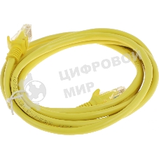 Патч-корд Premier PP12-2M/Y 1000Gbит/с UTP 4 пары cat.5e CCA molded 2м желтый RJ-45 (m)-RJ-45 (m)