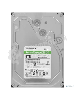 Жесткий диск Toshiba SATA-III 8TB MD10ADA800V Surveillance S300 Pro (7200rpm) 512Mb 3.5