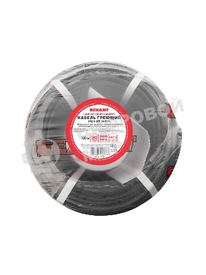 Кабель греющий саморегулирующийся Rexant экранированный SRL16-2CR (16 Вт/1 м), 100 м