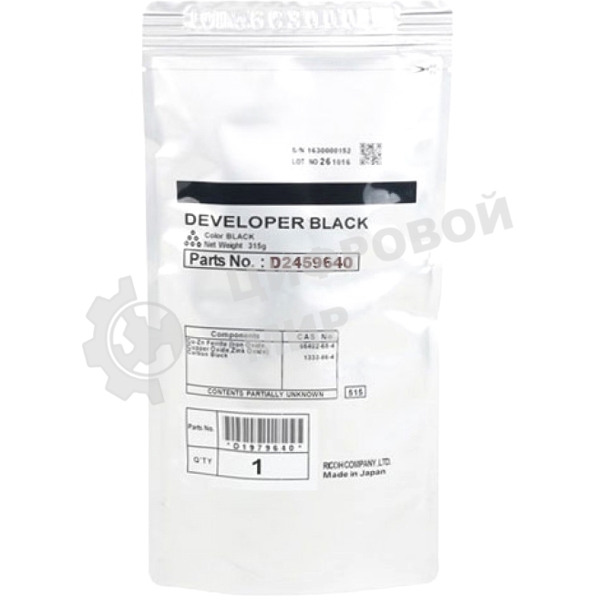 Девелопер DEVELOPER черный