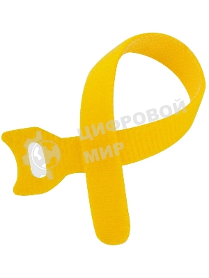 Хомут-липучка 125мм, 20 шт., желтый