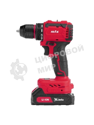 Дрель-шуруповерт MTX CDS-BL-20, 20 В, 2 Ач, 50 Нм, бесщеточный
