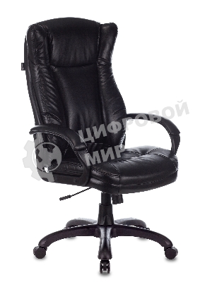 Кресло Бюрократ CH-879N Leather Venge черный, экокожа