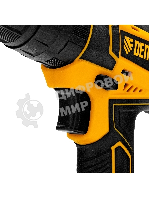 Дрель-шуруповерт Denzel CID-18-0, 18 В, 0 Ач, 30 Нм, щеточный, ударный
