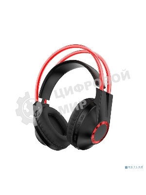 Беспроводные/проводные наушники QUMO Party Rave BT 0077 красный, накладные, Bluetooth + проводной, до 10 ч