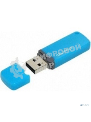 Флешка USB QUMO 8Gb, Optiva 02 синий QM8GUD-OP2-blue