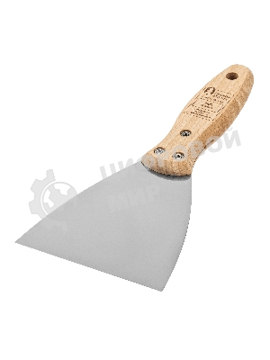 Шпательная лопатка Matrix из нержавеющей стали, 100 мм, буковая рукоятка, EFP