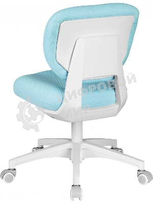 Кресло Cactus CS-CHR-3594BL голубой, ткань, 75 кг, механизм качания