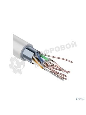 Кабель FTP PROconnect 4PR 24AWG, CCA, cat.5e, PVC, серый, бухта 25 м