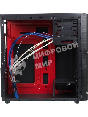 Компьютерный корпус Accord ACC-B301 черный без БП ATX 3x120мм 2xUSB2.0 2xUSB3.0 audio