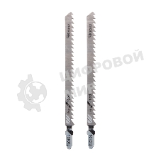 Пилка для электролобзика по дереву Kranz T301DL 132 мм 6 зубьев на дюйм 6-85 мм (2 шт./уп.)