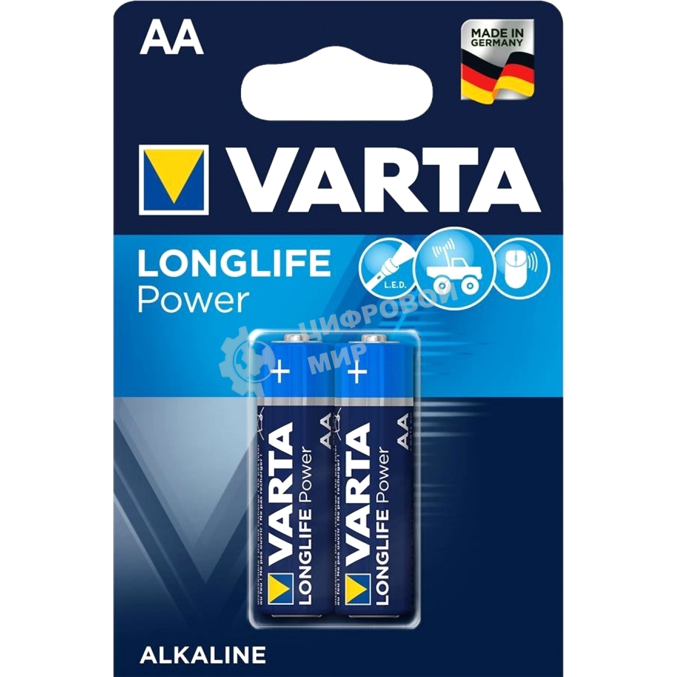 Батарейка VARTA HIGH ENERGY AA бл 2 04906121412