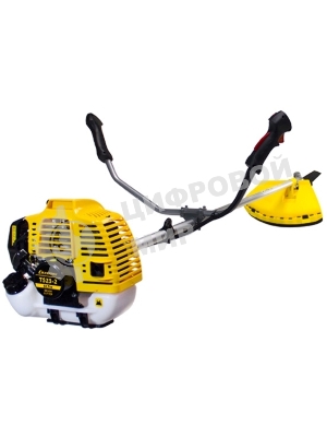 Газонокосилка Champion T523-2 1.4/1.9 кВт/л.с, Вес без режущей насадки 8,3 кг, Объем двигателя 51,7 см3, Объем топливного бака 950 мл, Максимальный расход топлива 610 г/кВт•ч/мл/ч, Тип рукоятки U-образная, штанга прямая Разъемная, Длина штанги 1493 мм, Толщина корда 2,4 мм, Нож, кол-во зубцов/диаметр/диаметр посадки 3/255/25,4, Ширина кошения кордом/ножом 400/255 мм, Обороты холостого хода 2800 об/мин. Голова+Штанга.