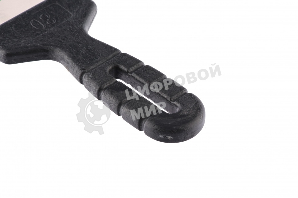 Шпательная лопатка из нержавеющей стали Сибртех, 80 мм, пластмассовая рукоятка