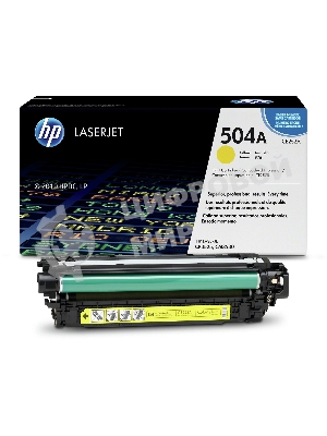 Картридж лазерный HP CE252A желтый для CLJ CM3530/CP3525 7000 стр.