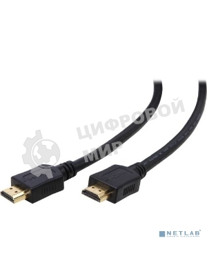 Кабель Filum HDMI 3 м., ver.1.4b, CCS, черный, разъемы: HDMI A male-HDMI A male, пакет. FL-CL-HM-HM-3M (894133)