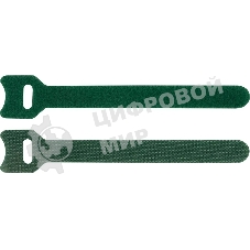 Хомут-липучка Lanmaster LAN-VCM180-GN 180x12мм (упак:20шт) нейлон/полиэтилен внутри помещений зеленый