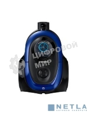 Пылесос Samsung VC18M2110SB/EV синий/черный, 380/1800 Вт, уборка сухой, пылесборник контейнер 1.5 л