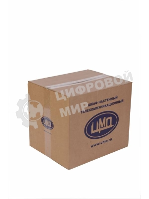 Шкаф настенный ЦМО ШРН-15.650 15U 600x650мм пер.дв.стекл несъемные бок.пан. 50кг серый