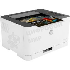 Принтер лазерный HP Color Laser 150nw (4ZB95A), A4, цветной, печ. до 18 стр/мин. (ч/б) до 4 стр/мин. (цвет), 600 x 600 dpi, USB, RJ-45, Wi-Fi, Air Print, Mopria