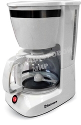 Кофеварка Sakura SA-6109W 1,25л кап