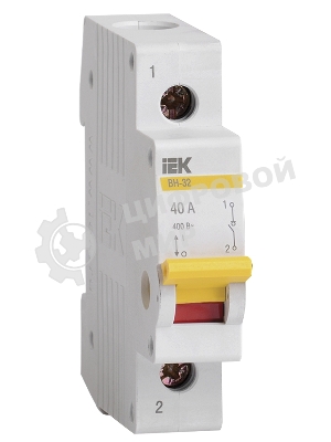 Выключатель нагрузки IEK MNV10-1-040 (мини-рубильник) ВН-32 1Р 40А IEK