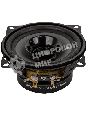 Колонки автомобильные ACV DRALL DR4 (без решетки) 100Вт 94дБ 3Ом 10см (4дюйм) (ком.:2кол.) широкополосные однополосные