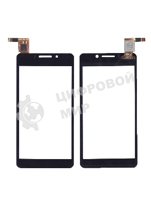 Сенсорное стекло (тачскрин) для DNS S4503Q, черное