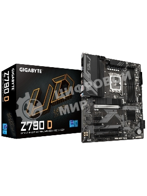 Материнская плата Gigabyte Z790 D, LGA 1700, Intel Z790, 4xDDR5, 4xSATA, 3xM.2, 1xPCI-E 3.0 x1, 1xPCI-E 4.0 x4, 1xPCI-E 5.0 x16, 1xHDMI, 1xDP, 1x 2.5Gb LAN, 4xUSB-A 2.0, 4xUSB-A 3.2 Gen 1, 1xUSB 3.2 Gen 2, 7.1, ATX