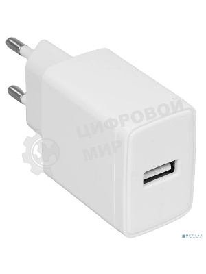Сетевое зарядное устройство Cablexpert MP3A-PC-56, 5Вт, 1А, 1хUSB, белый, пакет