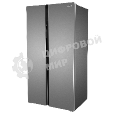 Холодильник Hyundai CS6503FV нержавеющая сталь двухкамерный 407/205л морозилка сбоку, No Frost, Side by Side