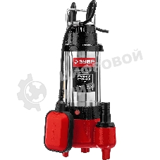 Насос ЗУБР НПФ-250 фекальный погружной 250Вт пропускная способность 150 л/мин напор 7.5м чугунн