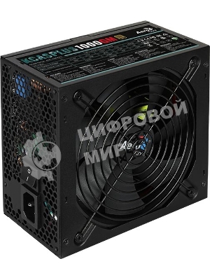 Блок питания Aerocool/Formula KCAS PLUS 1000GM V2 RTL (ACPG-KPK0FEC.12), 1000Вт, 80 PLUS Gold, 140мм, модульный, черный