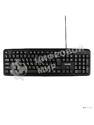 Клавиатура Гарнизон GK-100L проводная, USB Type-A, чёрный